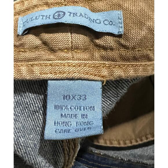 Duluth Trading Co Women’s Carpenter Jeans 100% Cotton Medium Wash Size 10 - Picture 6 of 6